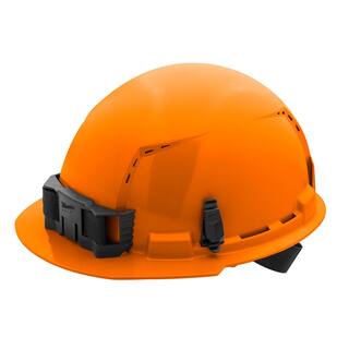 MW BOLT Orange Type 1 Class C Front Brim Vented Hard Hat with 4-Point Ratcheting Suspension (10-Pack) 48-73-1212X10