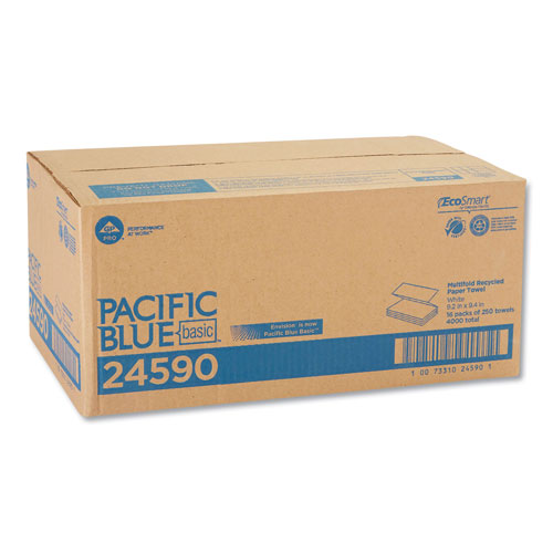 Georgia Pacific Pacific Blue Basic M-Fold Paper Towels | 9 1