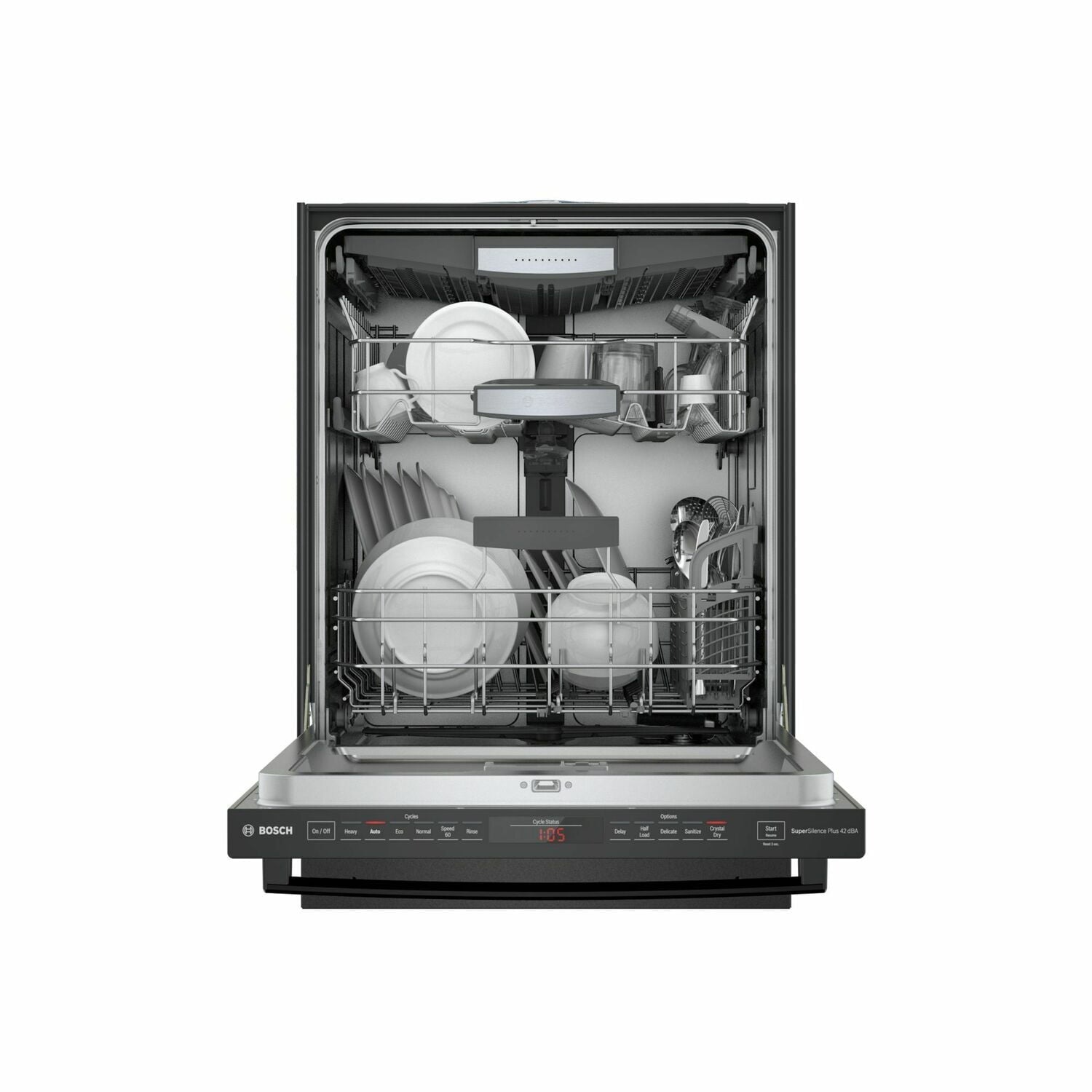 Bosch SHXM78Z56N 800 Series Dishwasher 24'' Black, Xxl Shxm78Z56N