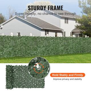 VEVOR Ivy Privacy Fence 39 x 98 in. Artificial Green Wall Screen Greenery Ivy Fence Faux Hedges Vine Leaf Decoration WLSRZ39X981PCNFAJV0