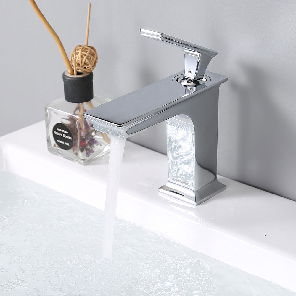 Aquaterior Bathroom Sink Faucet 1-Handle Cold & Hot, 6.7