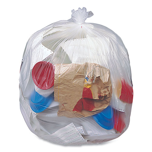 Pitt Plastics Eco Strong Plus Can Liners | 40 gal， 1.35 mil， 40 x 46， Natural， 100