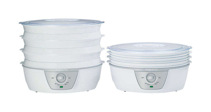 Presto Dehydro Semi-Gloss White 12 qt Food Dehydrator