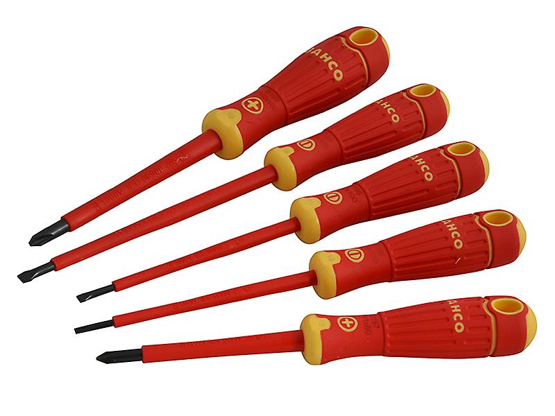 Bahco BAHCOFIT Insulated Scewdriver Set of 5 SL/PH BAH220005