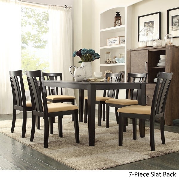 Wilmington Black Wood Dining Set by iNSPIRE Q Classic