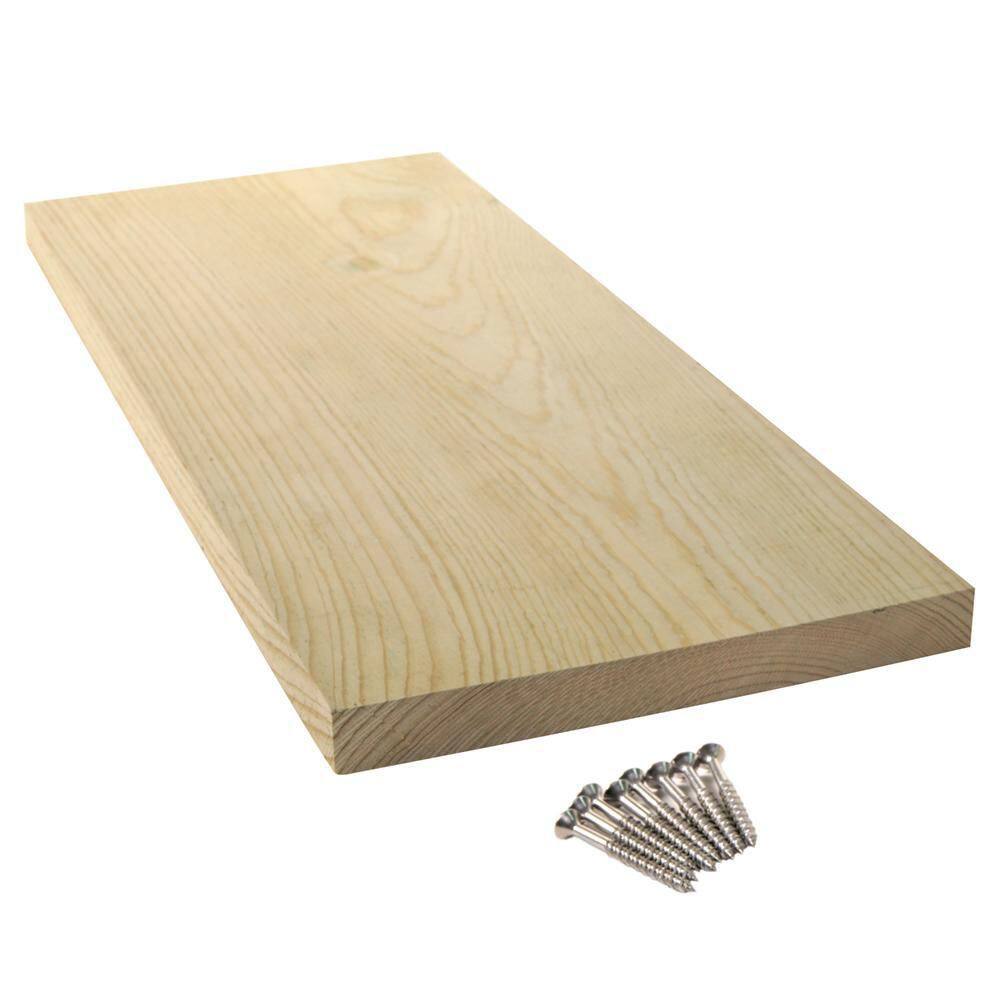 Outdoor Essentials 7.25 in. Pressure-Treated Wood Mailbox Mounting Board 494564