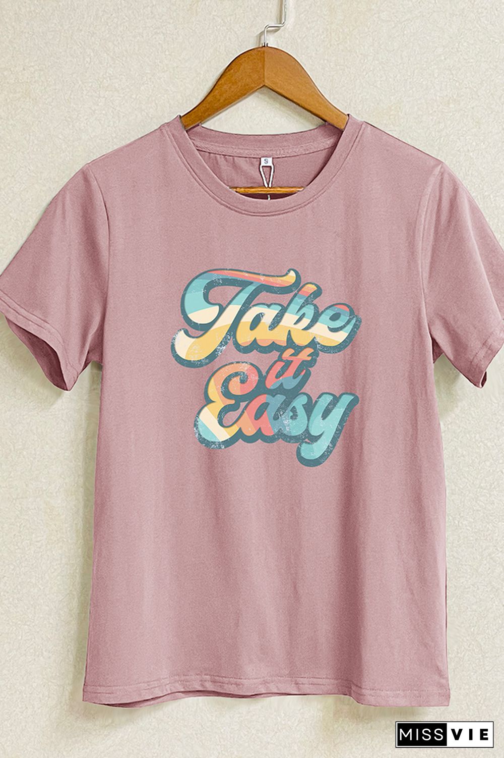 Take It Easy Graphic T-Shirt Wholesale