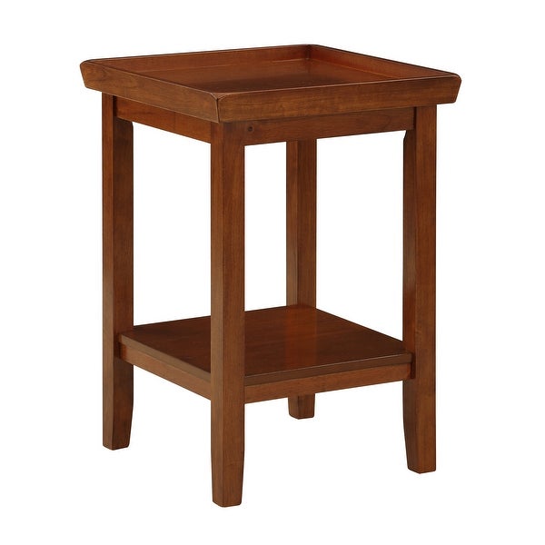 Porch and Den Luxembourg Rubberwood End Table