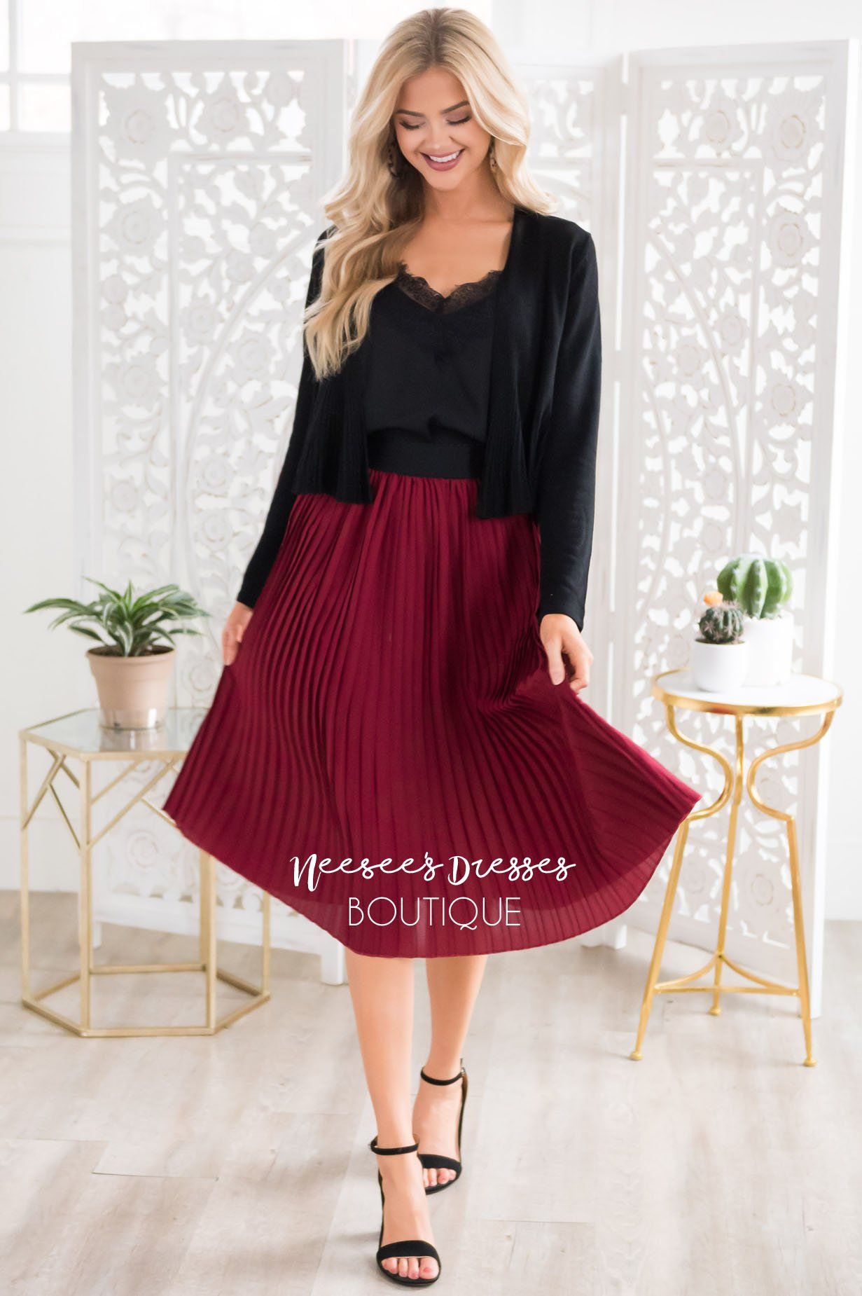 It's All About The Pleats Skirt