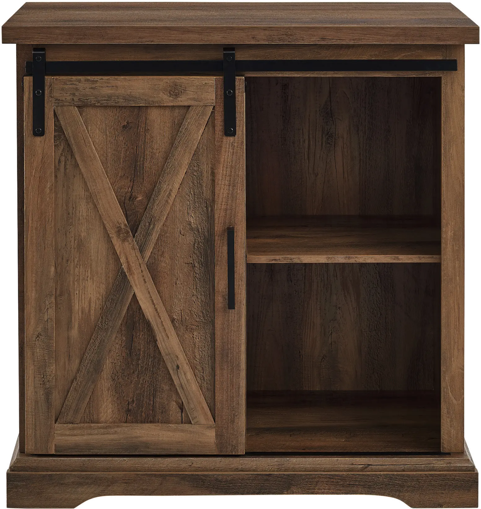 Carolina Rustic Oak Farmhouse Buffet Cabinet - Walker Edison