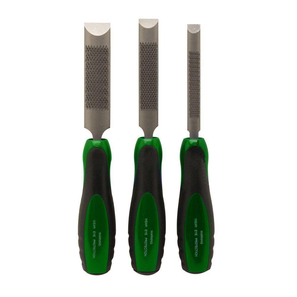 Nicholson WoodChuck 4-in-1 Combination ChiselWood Rasp (3-Piece) WCSET3CMNN