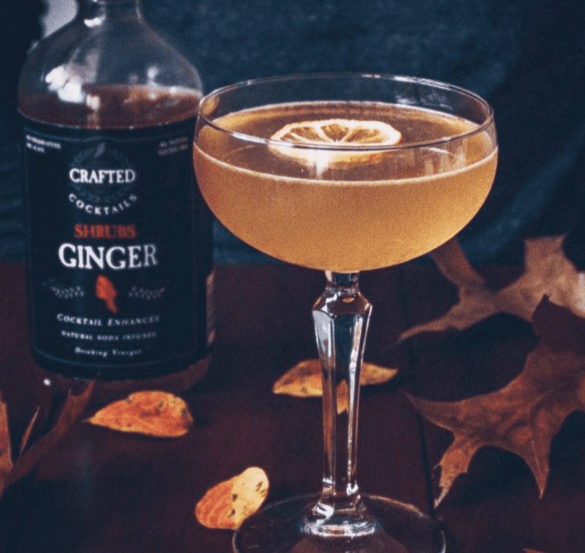 Crafted Cocktails - Ginger Shrubs - 2 Pack - Use as cocktail enhancer， soda flavoring， or culinary ingredient