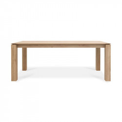 Table 200x100x76 cm en chêne Slice Ethnicraft - Mobilier intérieur - Mobilier - GRIIN