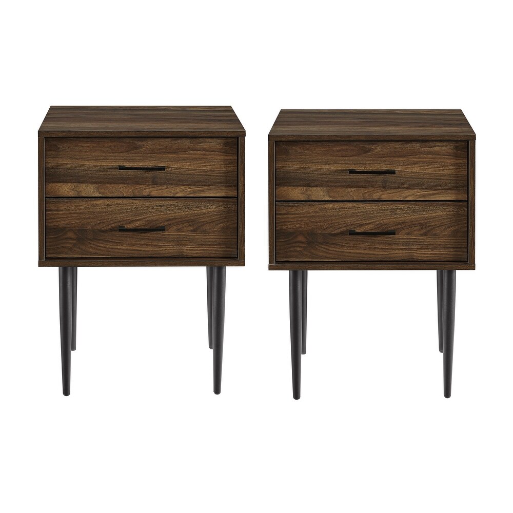 Middlebrook Notto Mid century Nightstand (Set of 2)
