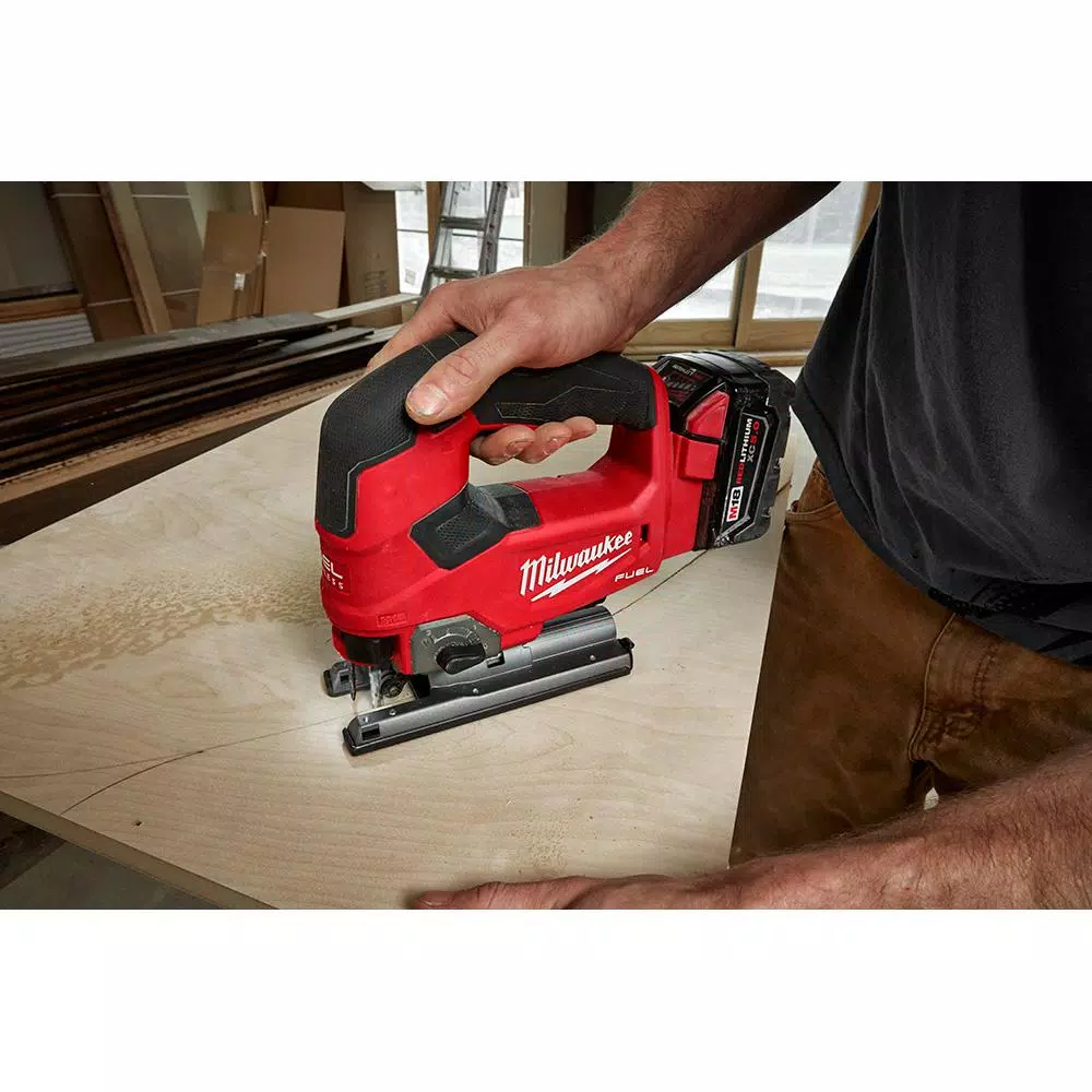 Milwaukee M18 FUEL 18-Volt Lithium-Ion Brushless Cordless Jig Saw (2-Tool) with (2) 6.0Ah Batteries and#8211; XDC Depot