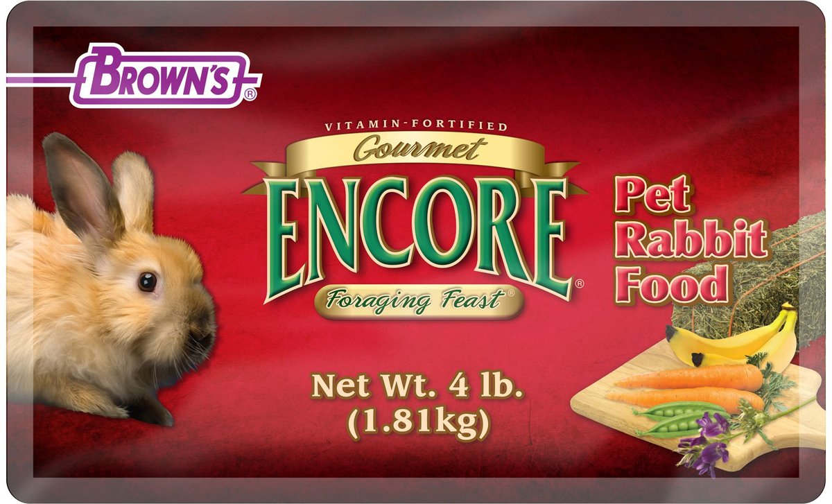 Brown's Encore Gourmet Foraging Feast Pet Rabbit Food