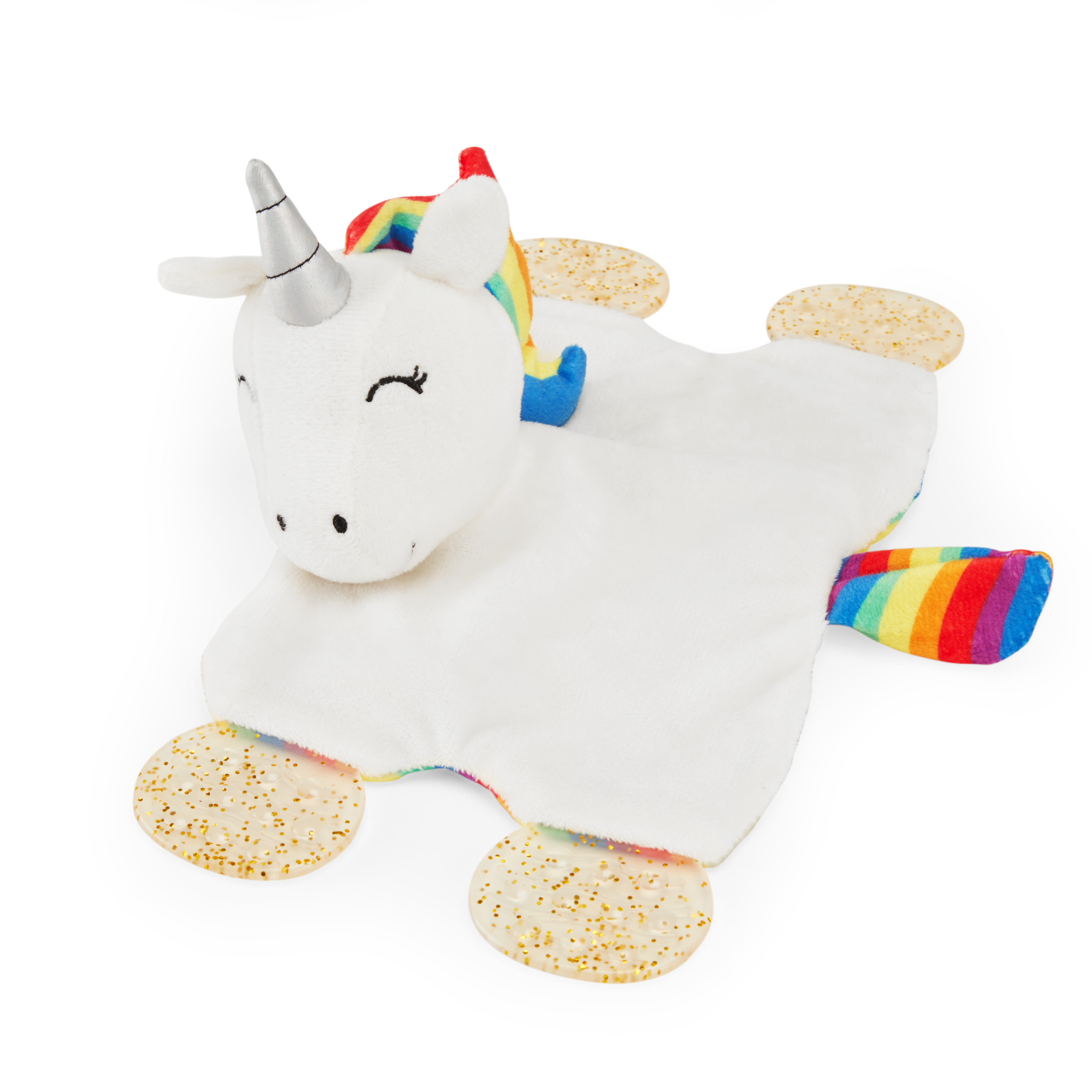 YOULY Unicorn Paddlefeet Dog Toy， Small