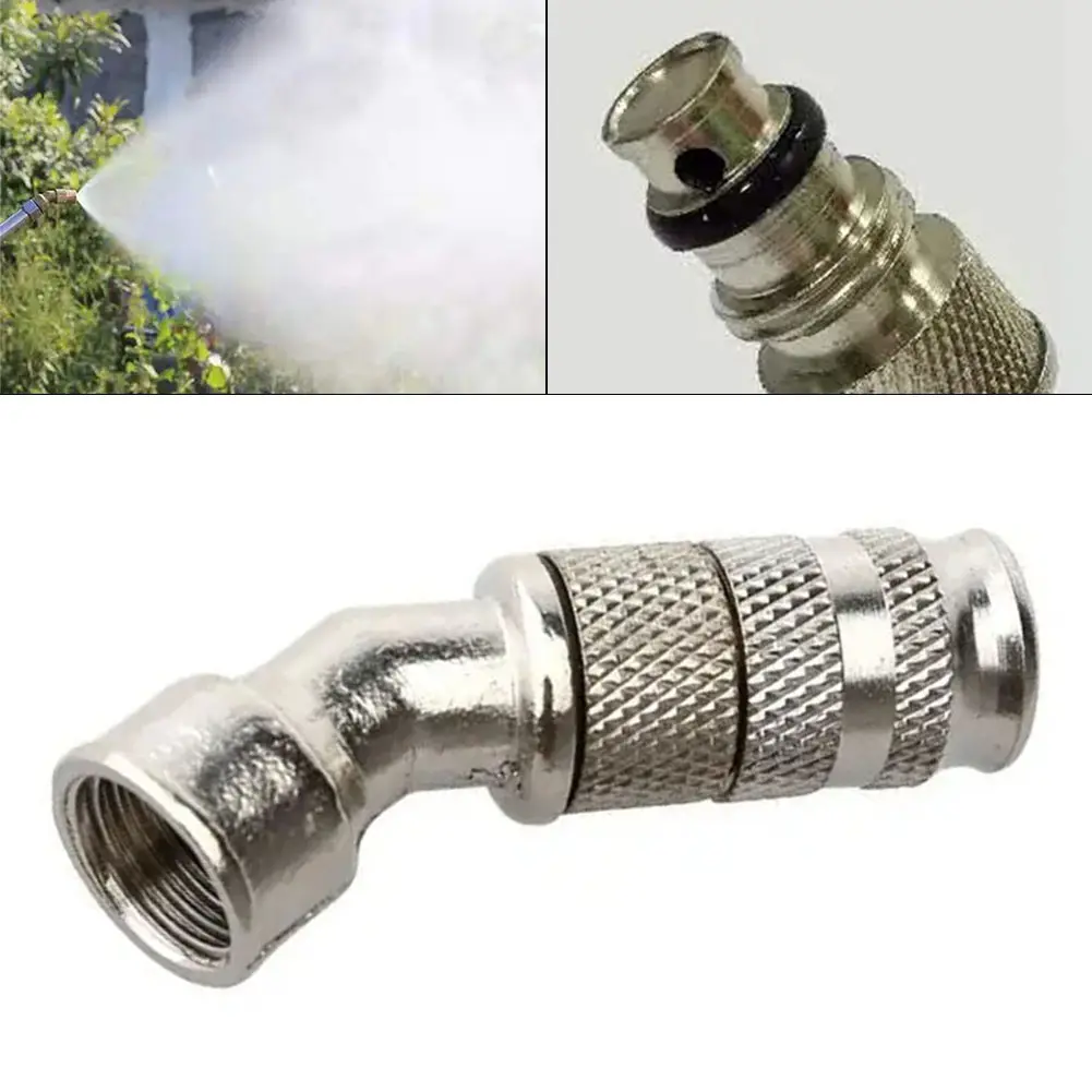 Brass Atomization Nozzle Adjustable Spray Garden Cleaning Machine Agricultural Garden Irrigation Sprayer Nozzle Garden Supplies