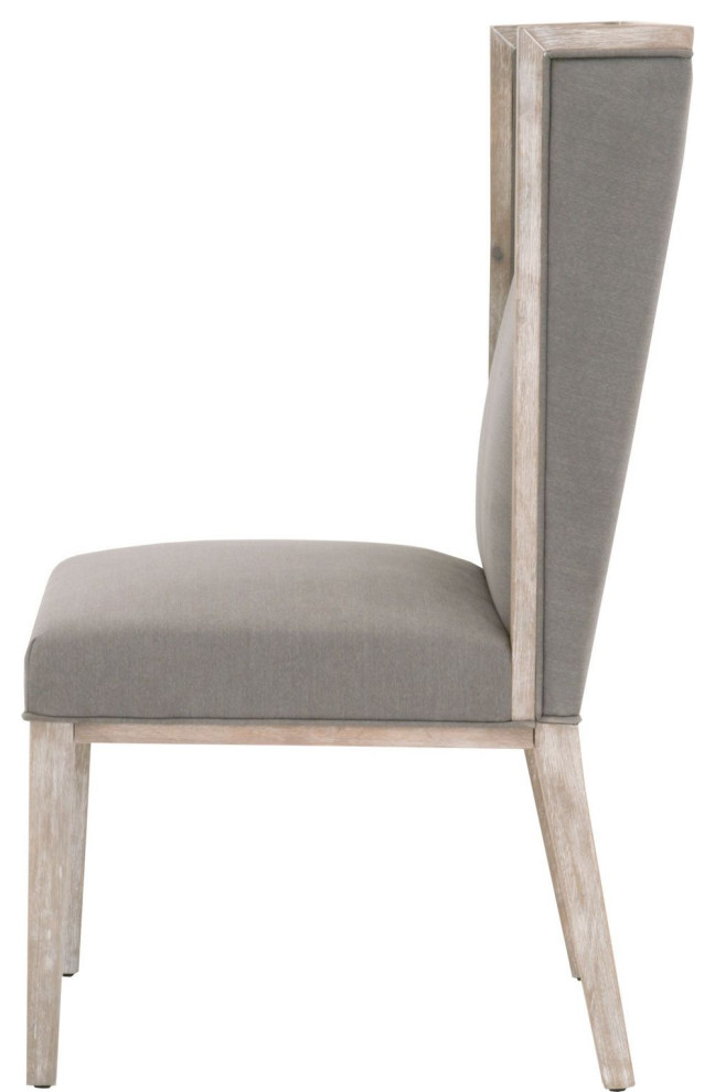 Essentials For Living Traditions Martin Wing Chair in Grey   Set of 2   Farmhouse   Dining Chairs   by Unlimited Furniture Group  Houzz