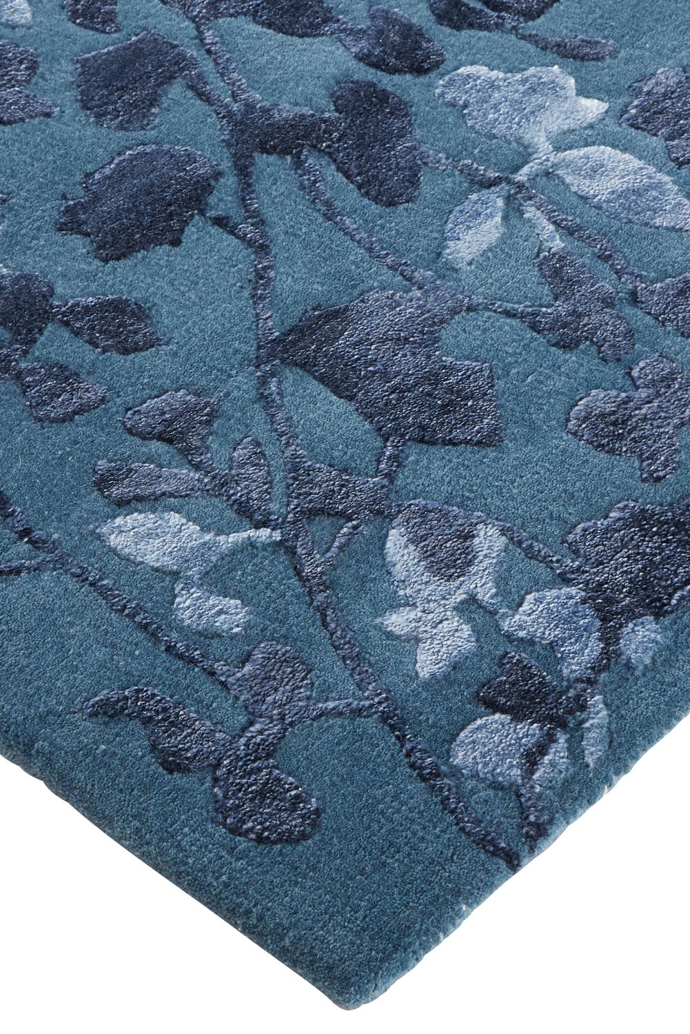 Khalo Hand Tufted Vallarta Blue and Ice Rug by BD Fine