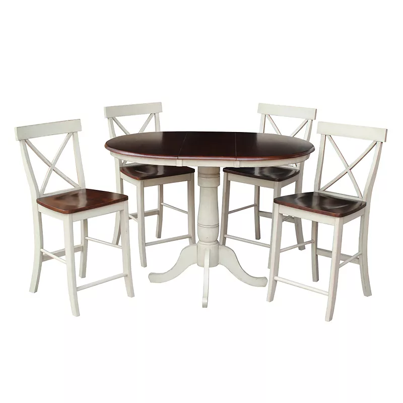 International Concepts 36 Raised Dining 5-piece Set