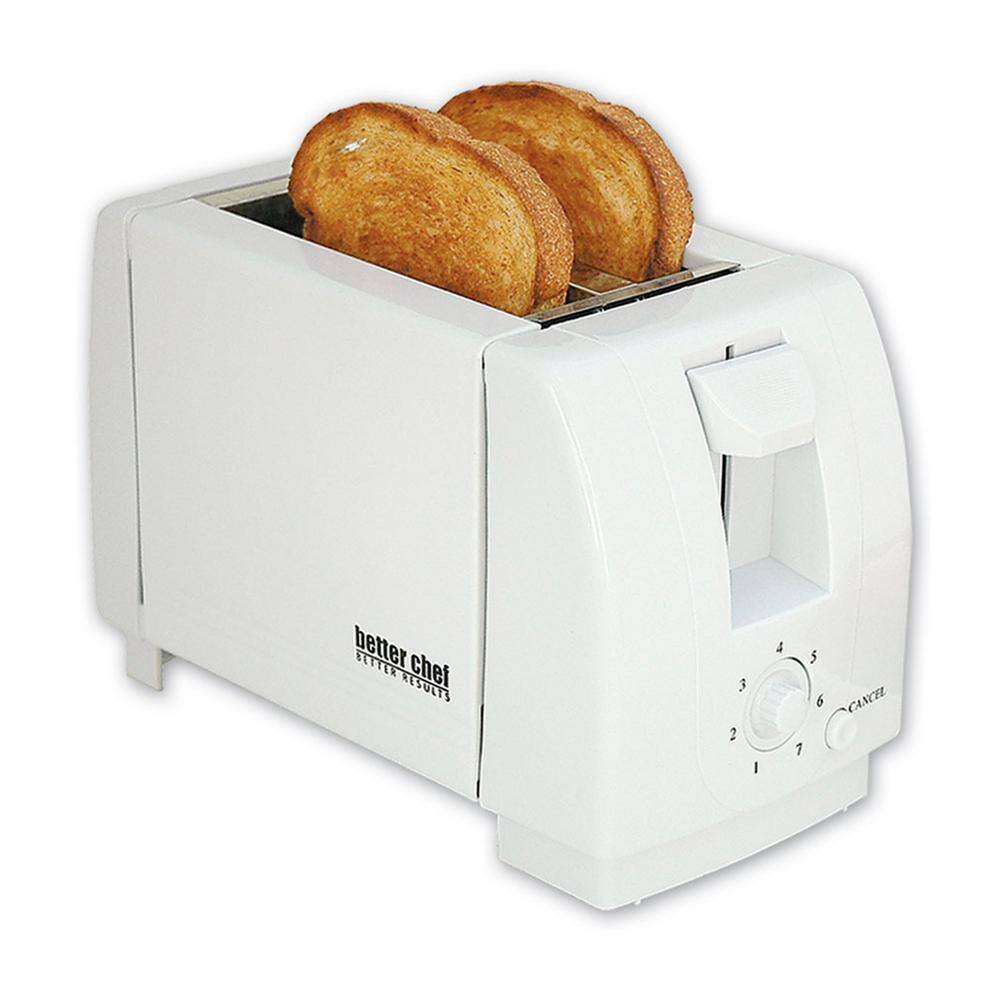 Better Chef 2-Slice White Wide Slot Toaster 98580182M