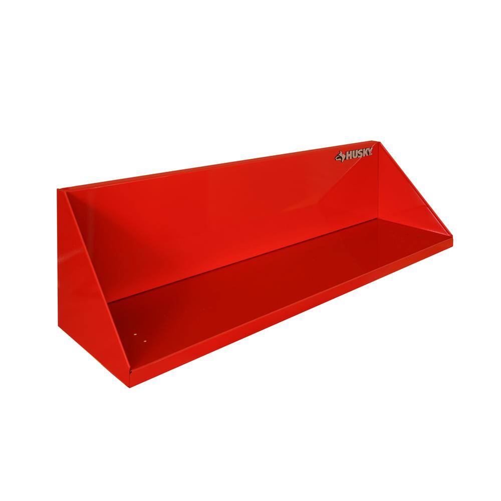 Husky Steel Garage Wall Shelf in Red (48 in. W x 9 in. H x 9 in. D) G4800ASR-US