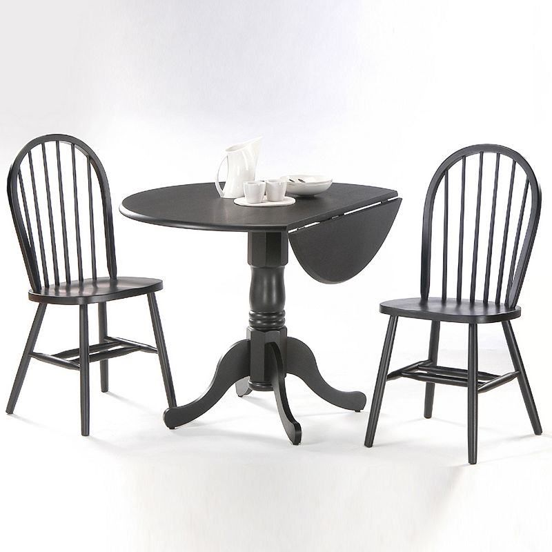 Windsor 3-pc. Drop-Leaf Dining Table and Chair Set