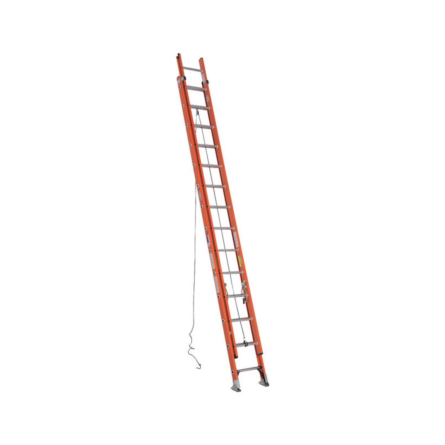 Werner 28-foot Fiberglass Extension Ladder Type IA 300 lb. capacity