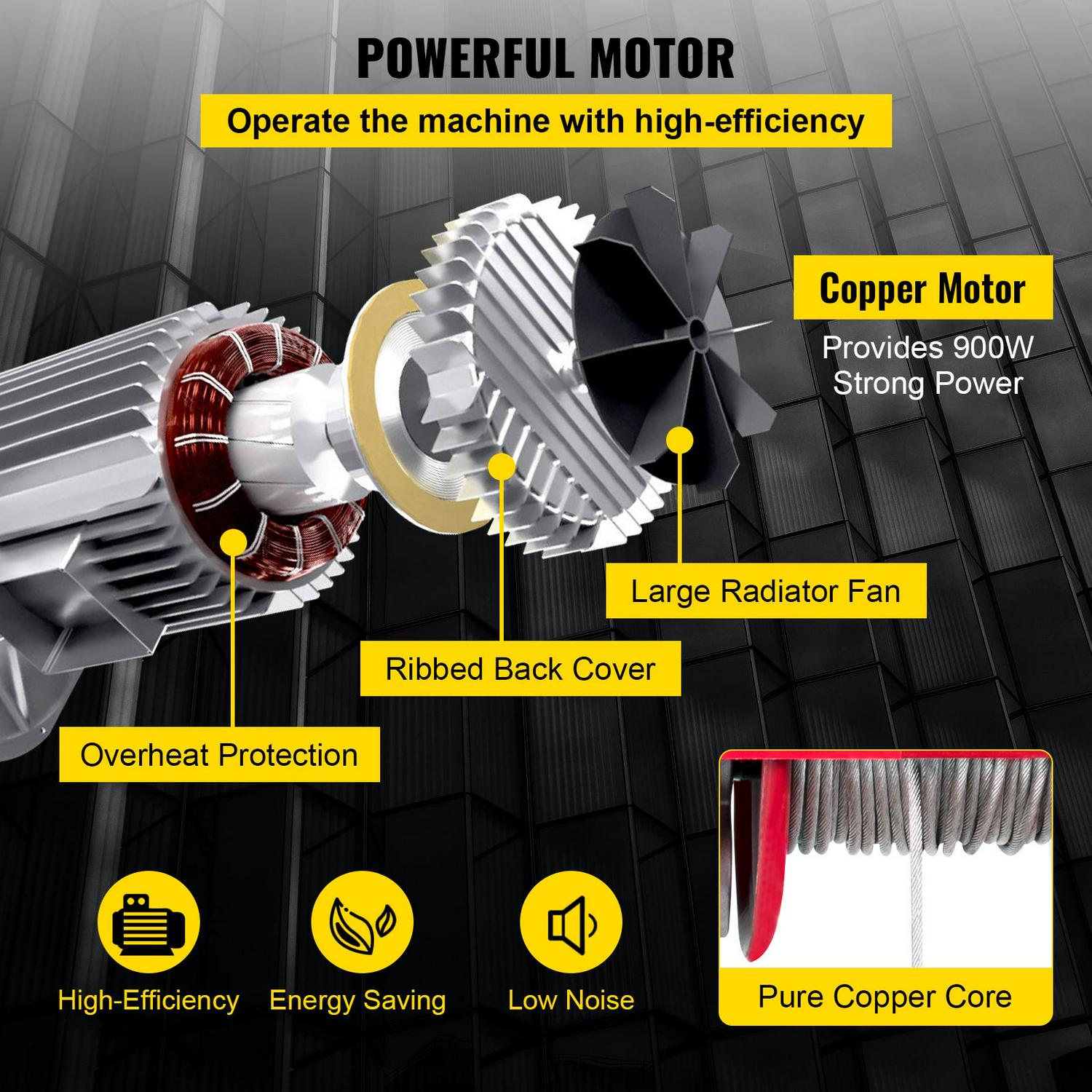 VEVORbrand Lift Electric Hoist 1100lbs， Electric Hoist 110v， Remote Control Electric Winch Overhead Crane Lift Electric Wire Hoist for Factories， Warehouses， Construction， Building， Goods Lifting