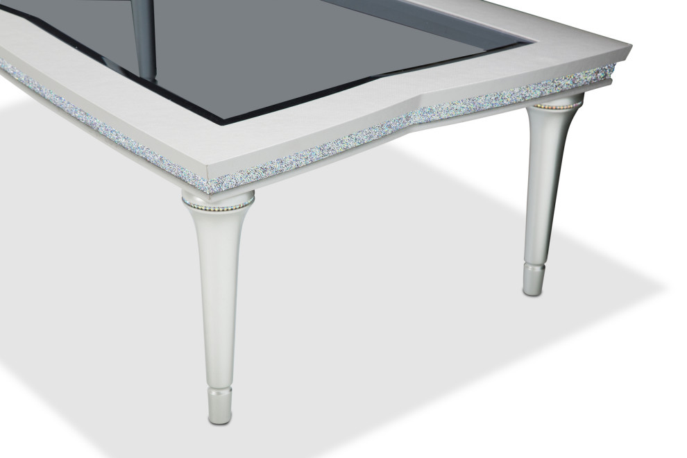 Emma Mason Signature Newton Park Rectangular Cocktail Table in Dove   Traditional   Coffee Tables   by Emma Mason  Houzz