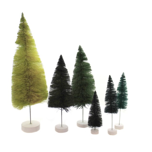 Christmas Rainbow Trees Green Cody Foster Decorative Figurines