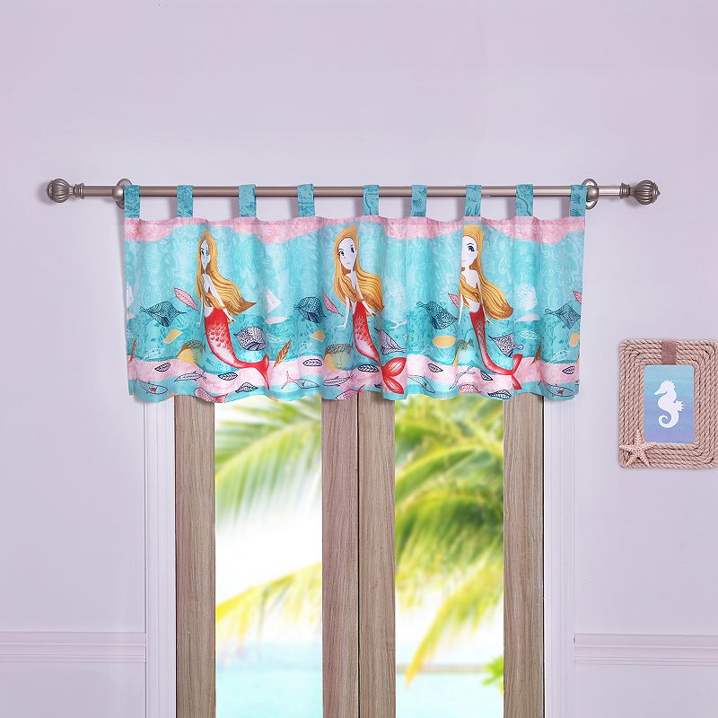 Greenland Home Fashions Mermaid Window Valance