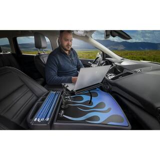 AutoExec RoadMaster Car Blue Steel Flames with X-Grip Phone Mount RoadCar-03 BSF