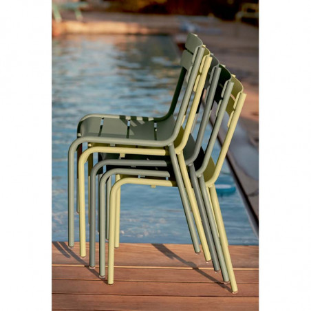 Chaise Luxembourg FERMOB - Chaise de jardin， terrasse aluminium