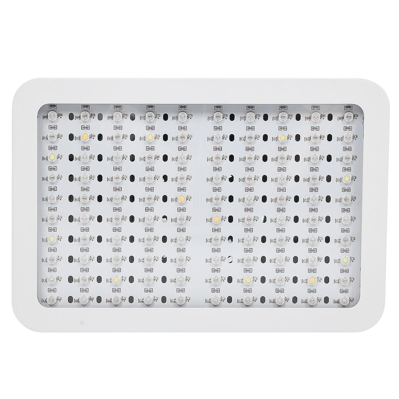 Growing Light Panel 100LEDs 1000W Full Spectrum Plant Lamp Dual Switches for Seedling Flowering PeriodUK Plug 85-265V