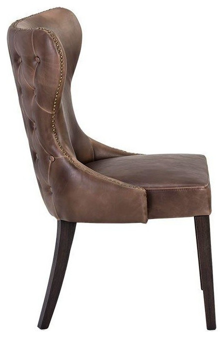 Emily Dining Chair Havana Dark Brown (Set of 2)   Transitional   Dining Chairs   by Virgil Stanis Design  Houzz