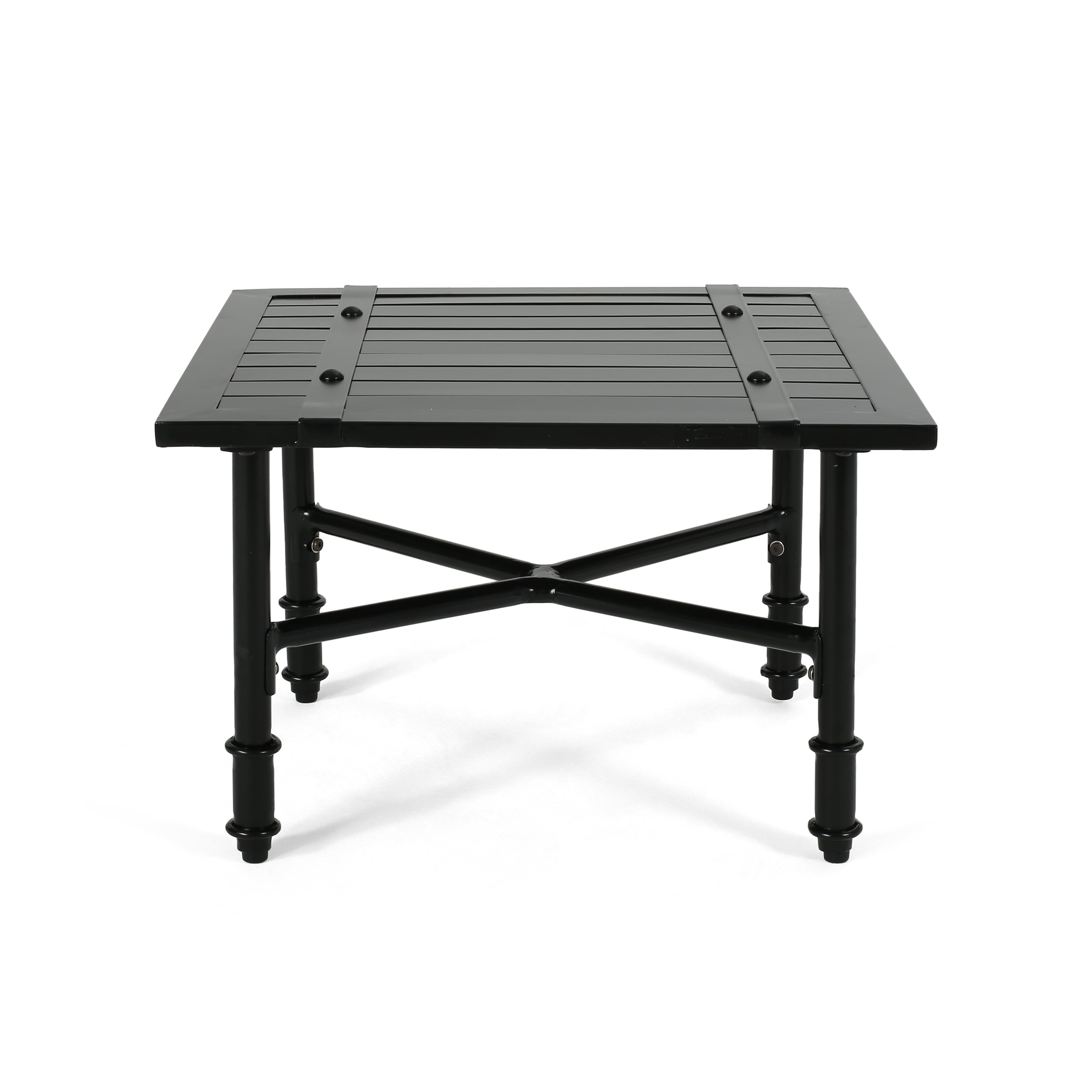 Francis Outdoor Aluminum Side Table