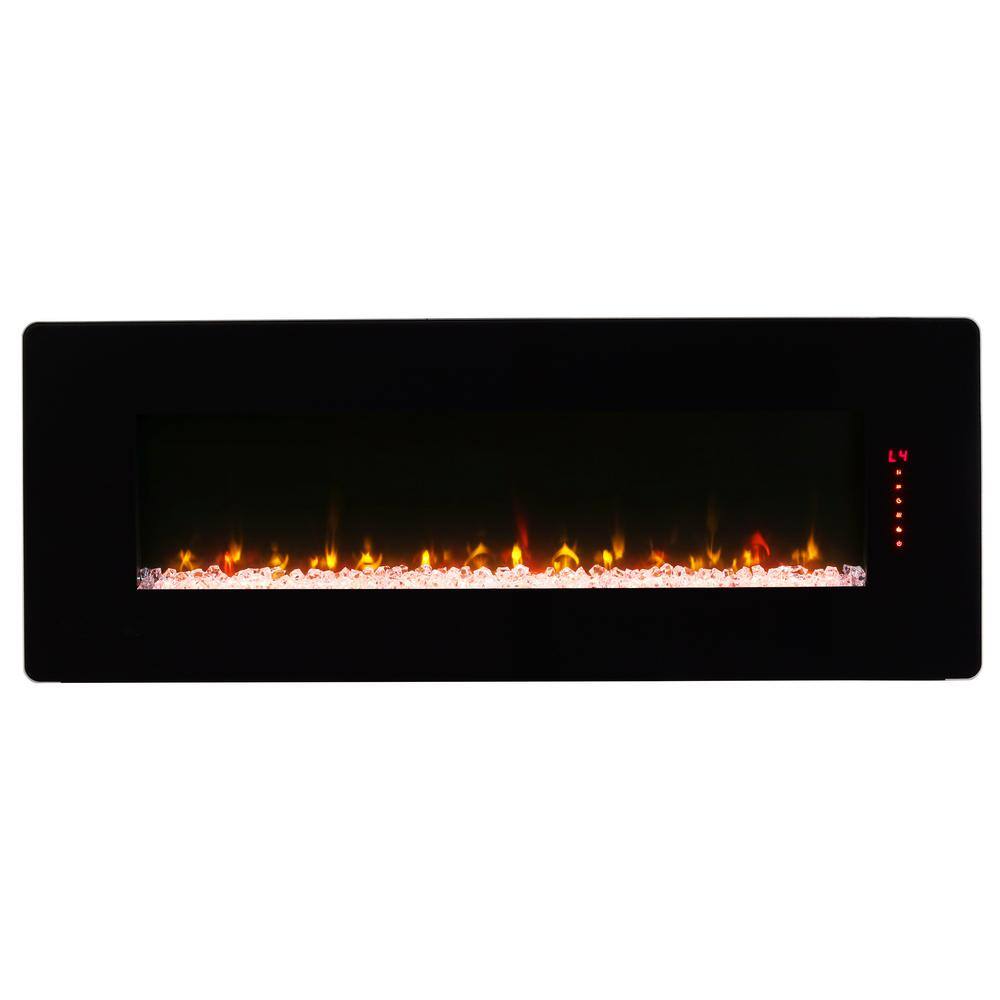 Dimplex Winslow 48 in. Wall-MountTabletop Linear Electric Fireplace in Black SWM4820