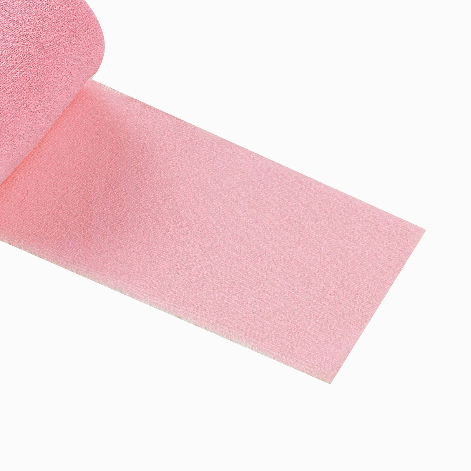 2 Pack Pink Silk-Like Chiffon Linen Ribbon Roll For Bouquets, Wedding Invitations Gift Wrapping 6yd