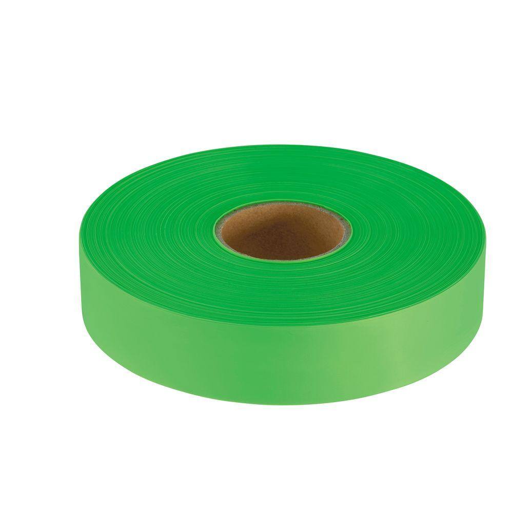 Empire 1 in. x 600 ft. Lime Green Flagging Tape 77-061