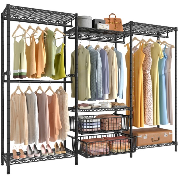 Vipek V10i Wire Portable Closet Heavy Duty Clothes Rack Large Size Clothing Rack