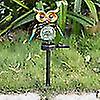 Waterproof Solar Owl Led Lawn Light Outdoor Garden Decoration Gift Light (1pcs) Blue