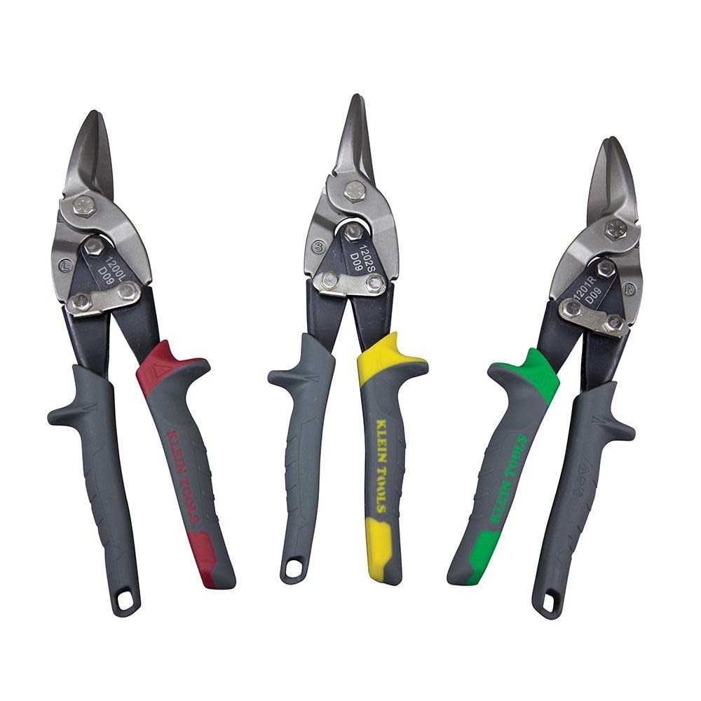 Aviation Snips w/Wire Cutter， Right