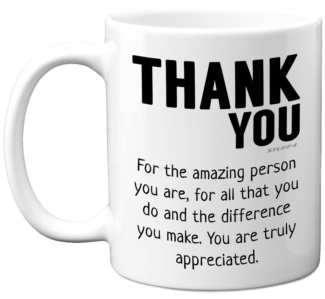 Thank You Mug Gift Best Friend Thanks Leaving Gifts Colleagues Boss Friends Teacher 11oz Premium Cup