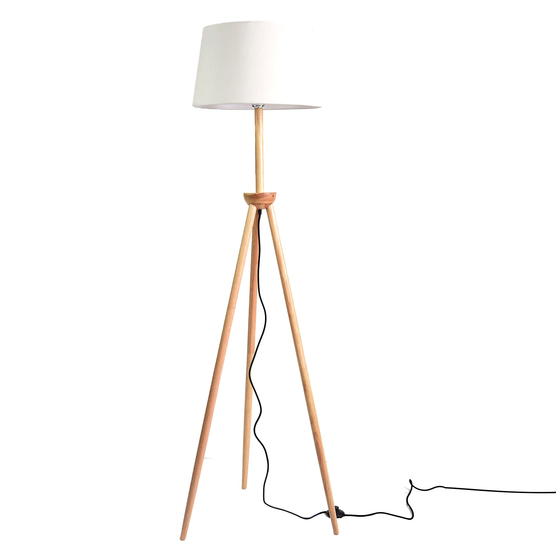 Eames Solid Wood Floor Lamp Bpld009-N