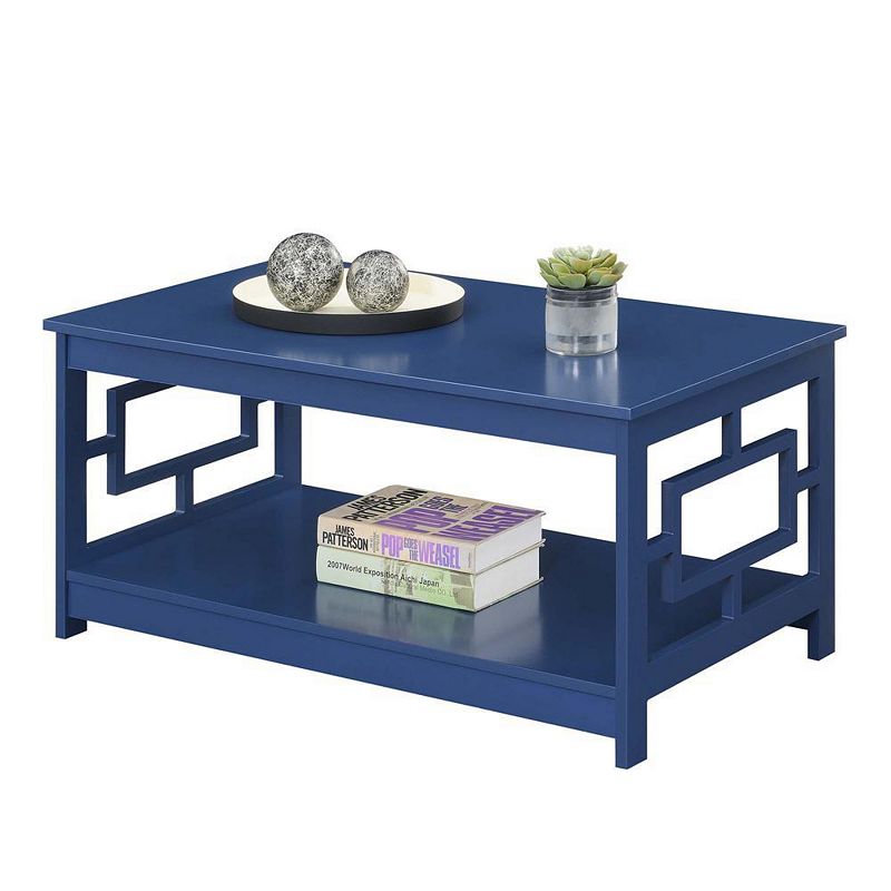 Convenience Concepts Town Square Coffee Table with Shelf