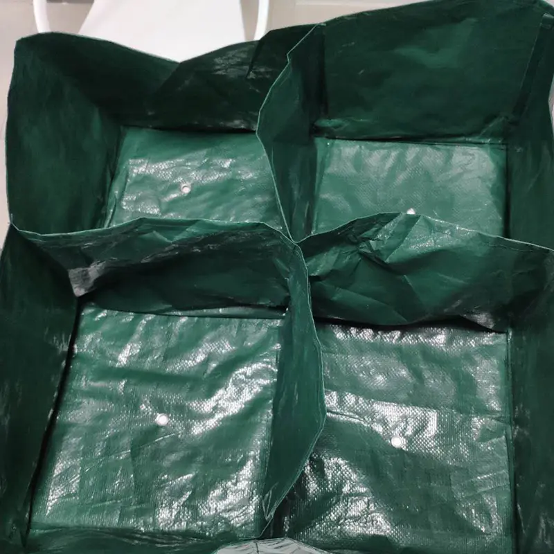 Garden Plastic Grow Bags Green Seedling Bag Fabric Plant Grow Bags Seedling Bed Greenhouse Vegetable Seedling Pot