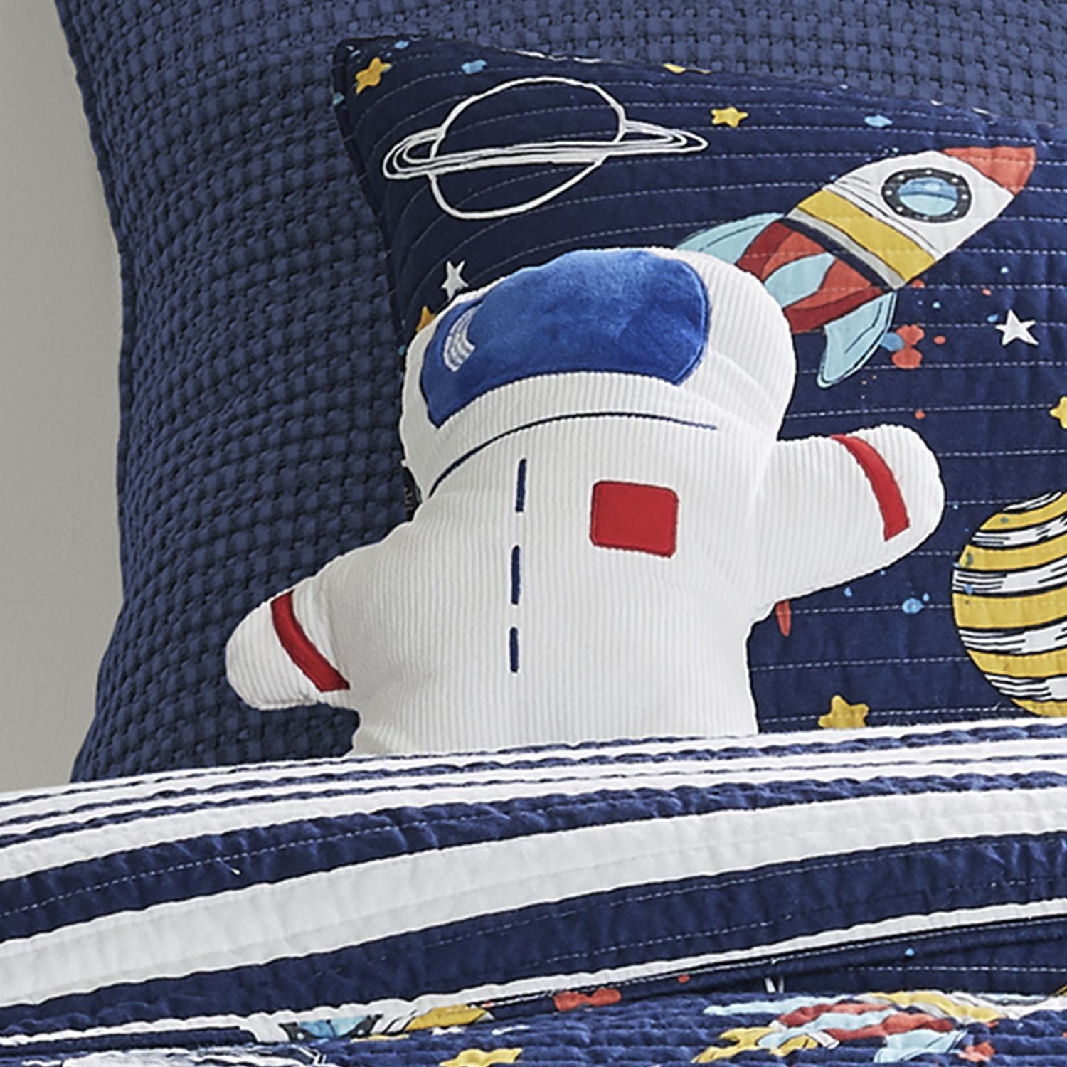 Levtex Home Galaxy Astronaut Shaped Throw Pillow