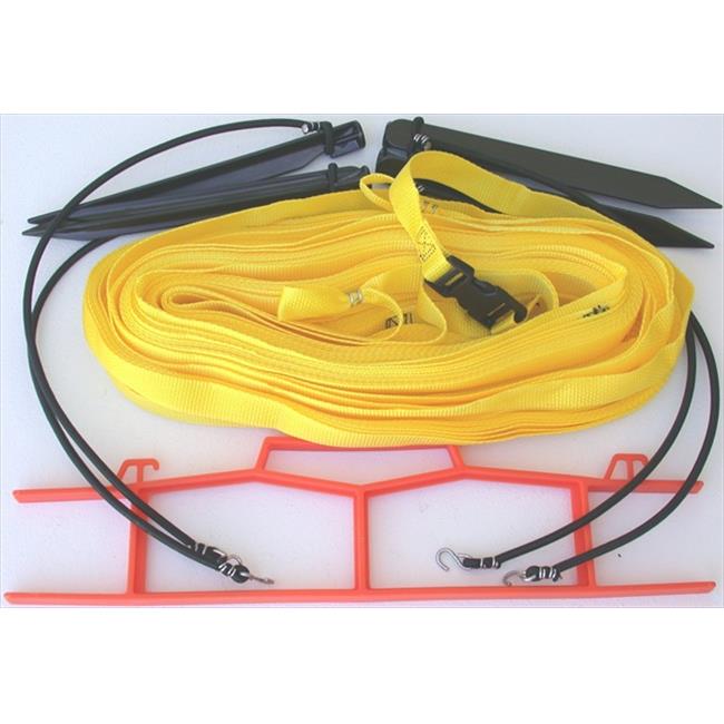 Home Court W25YS Yellow 1-inch Non-adjustable Web Courtlines